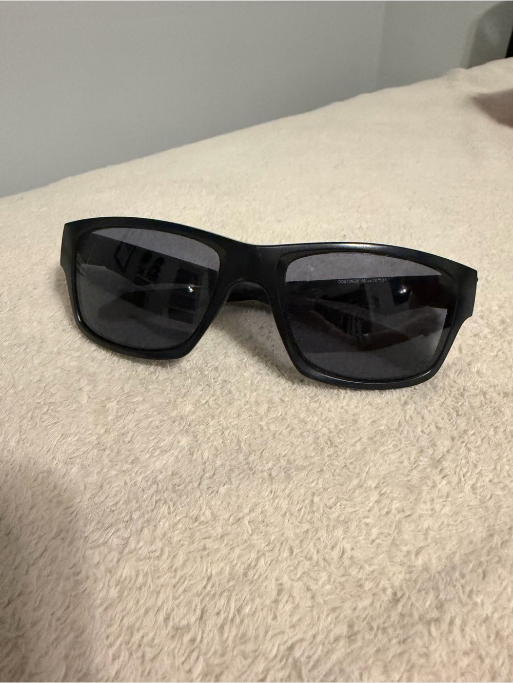 Black Oakley Jupiter Polarized Men's Sunglasses